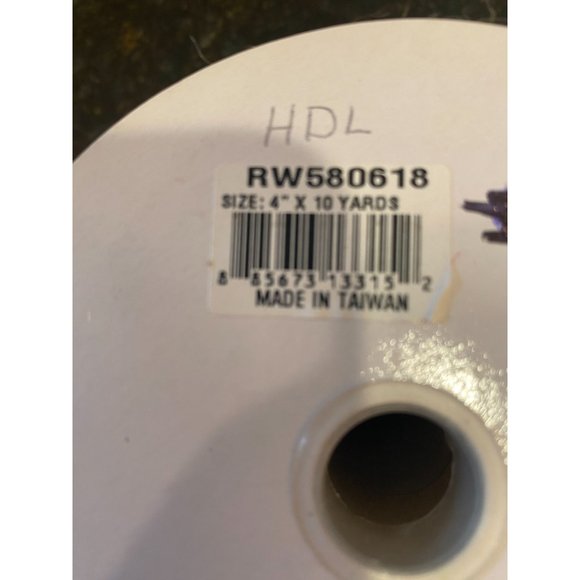 Burlap Jute Windowpane Weave Ribbon and 2 Tassels, Ribbon is 4" W x 10 Yds. NWT - Picture 2 of 7